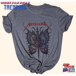 Metallic Butterfly Graphic Tees Tshirt Unisex